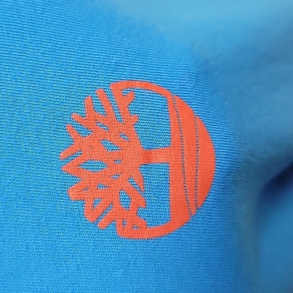 Timberland Boys' Long Sleeve Tree Logo Graphic T-Shirt Blue size Large - Picture 3 of 7